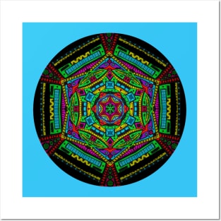 Symmetry Mandala Posters and Art